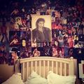 Paris Jackson's bedroom wall of her dad MJ ❤ - michael-jackson photo