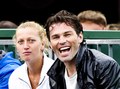 Petra Kvitova and Jaromir Jagr - tennis photo
