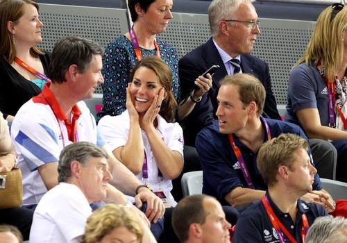  Prince William, Duke of Cambridge and Prince Harry during Tag 6 of the London 2012 Olympic Games