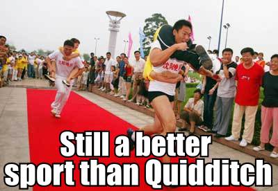 Still a better sport than Quidditch
