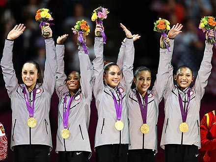  The Fab Five Team Gold All Around