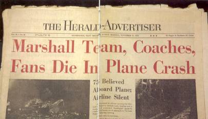  Wichita State plane crash killing 31 in 1970