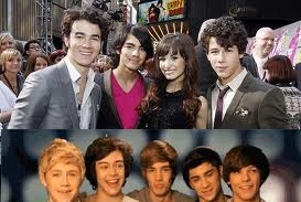  demi the jonas brothers and 1D