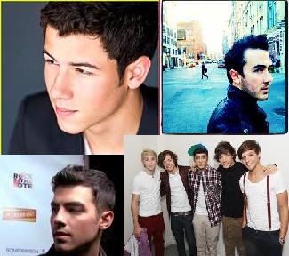  the jonas brothers and one direction