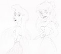 Ariel ballpoint sketches - disney-princess fan art