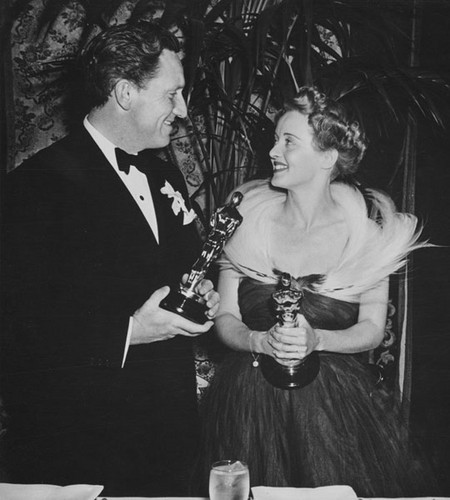  Bette & Spencer Tracy at the Oscars