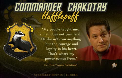 Chakotay - A Hufflepuff