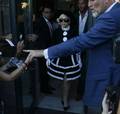Gaga going to Piata Constitutiei in Bucharest, Romania - lady-gaga photo
