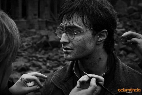 Harry Potter and Deathly Hallows BTS Photo