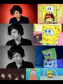 Harry & Spongebob - harry-styles fan art