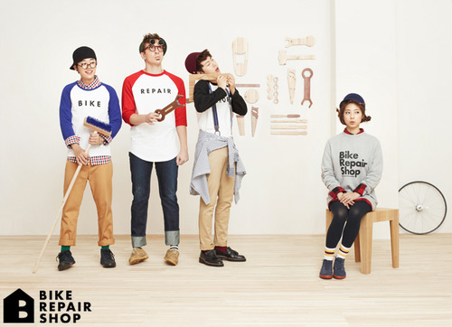  JUNIEL & Busker Busker for maharage, maharagwe Pole’s Bike Repair duka 2012 F/W collection