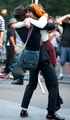 Lea Michele & Chris Colfer Filming in New York - lea-michele photo