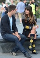 Lea Michele & Dean Geyer Filming in New York - lea-michele photo
