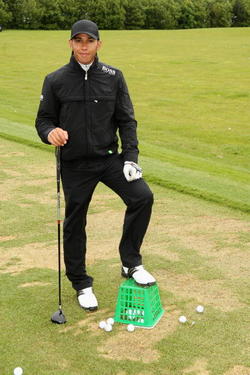 Lewis Playing Golf