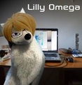 Lilly is a nerd XD - alpha-and-omega fan art