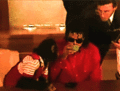 MJ's pet Bubbles Jackson and Michael Jackson ♥♥ - michael-jackson fan art