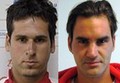 Mateasko and Federer look alike faces... - tennis fan art