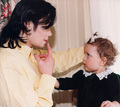 Michael And Baby Daughter, Paris - michael-jackson photo