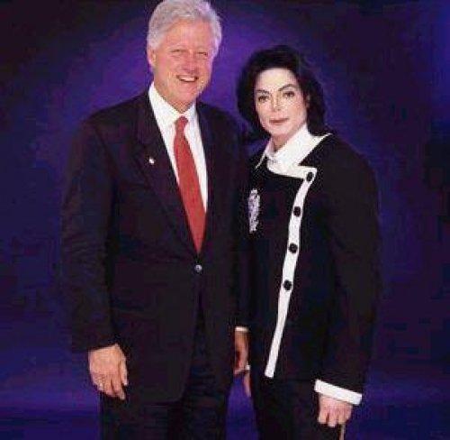  Michael And Former President, Bill Clinton