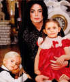 Michael With His Two Children, Prince And Paris - michael-jackson photo