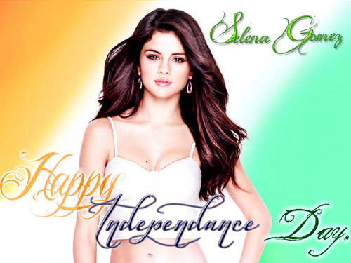  Selena Gomez Indain Independence день 2012 special Creation by DaVe!!!