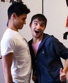 Siva and Tom - the-wanted photo