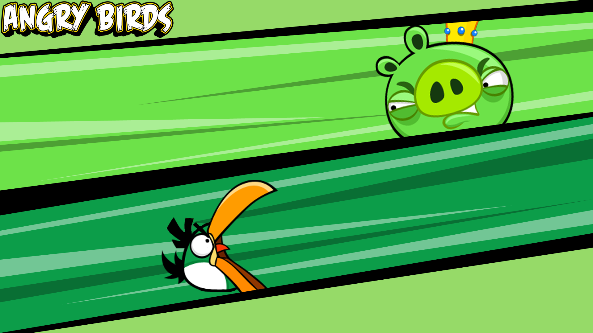 Green Angry Bird Wallpaper Green Angry Bird Wallpaper Fanpop