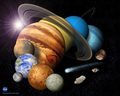 solar system - space photo