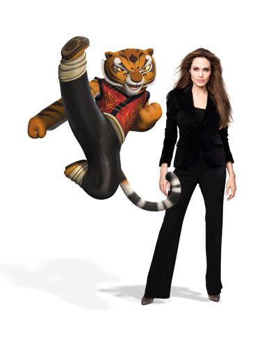 Angelina Jolie - Master Tigress from Kung Fu Panda - FunCage