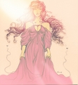 Aphrodite Sketch Coloured - the-heroes-of-olympus fan art