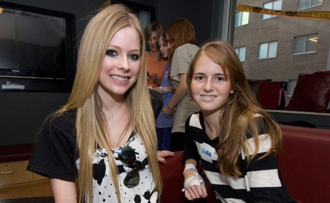  Avril visits the kids with the Avril Lavigne Foundation - 2012