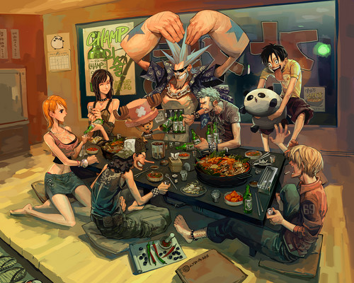  Awesome one piece 팬 art!