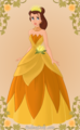 Belle as Tiana - disney-princess photo