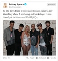 Britney Spears The Wanted Tweet - the-wanted photo