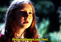  Caitlin as Amelia: 'People always say that.'