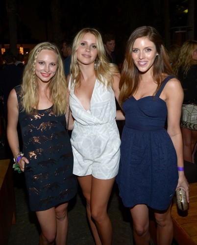 Claire, Candice and Kayla at Nylon Magazine and Tommy Girl Annual May Young Hollywood Party (2012)