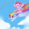 Flying Through The Sky - my-little-pony-friendship-is-magic fan art