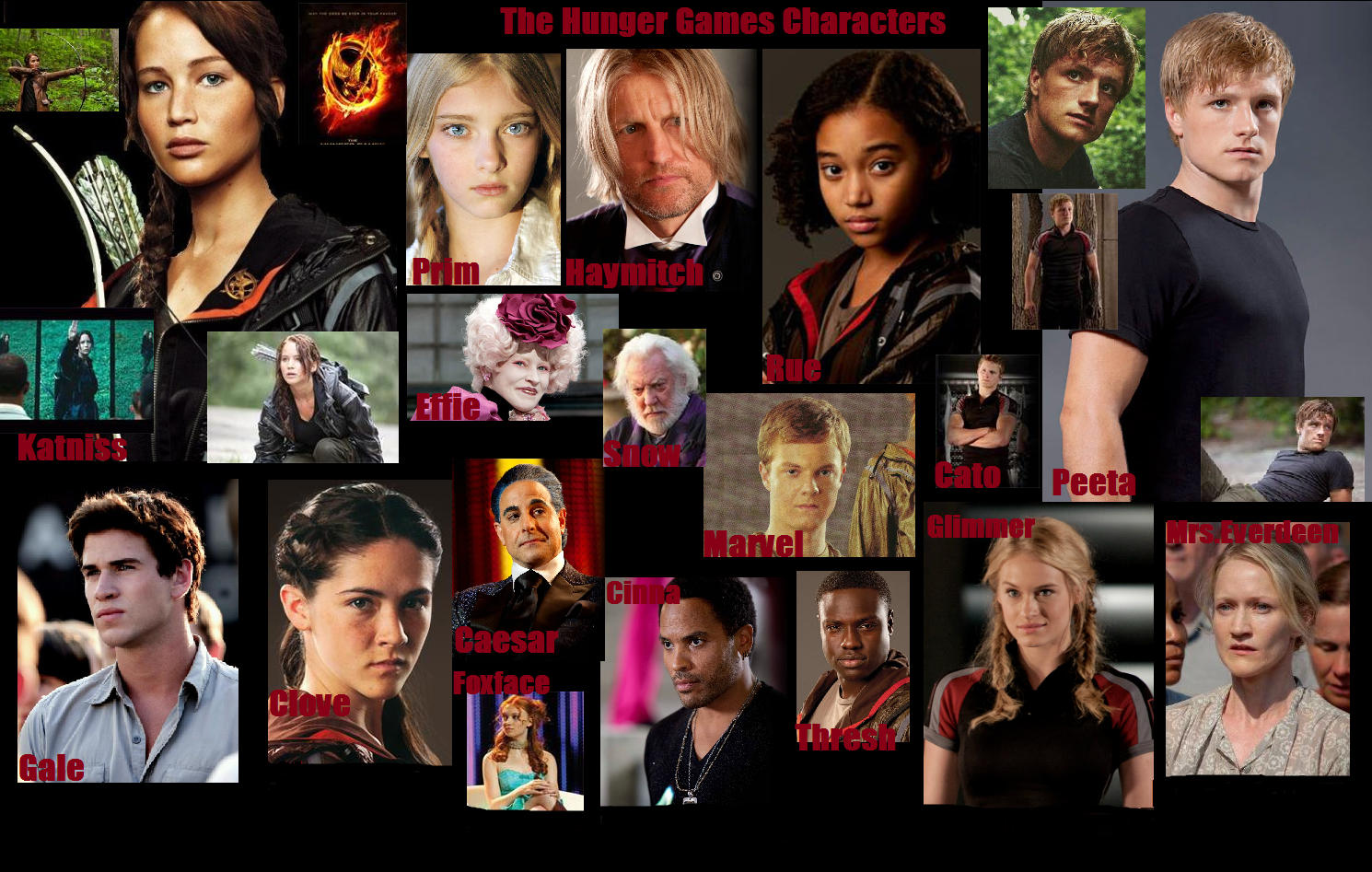 The Hunger Games (2012 Film) Characters | GradeSaver