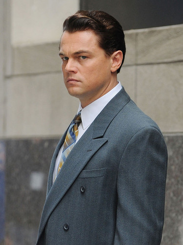  Leonardo DiCaprio On The Set Of 'The serigala, wolf Of dinding Street'