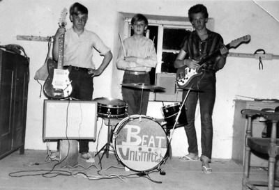  Little Roger with his band