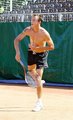Lukas Rosol shirtless - tennis photo