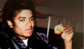 MJ eating a pear - michael-jackson photo