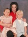 Michael With His Two Older Children, Prince And Paris - michael-jackson photo