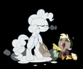 Mini Dump...Thought We Could Share The Spotlight? - my-little-pony-friendship-is-magic fan art