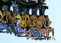 Prince Jackson and Paris Jackson with their cousins Johnathan and James at Six Flags NEW AUGUST 2012 - paris-jackson photo