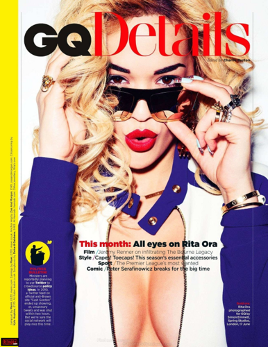  Rita Ora - Magazine Scans - GQ UK - July 2012