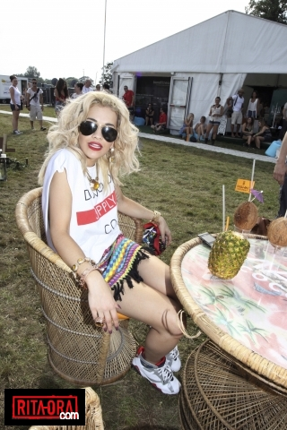 Rita Ora - Mahiki Coconut Lounge at V Festival - Day 2 in London - August 19, 2012