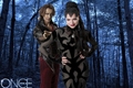 Rumpelstiltskin and Regina in a Forest - once-upon-a-time fan art