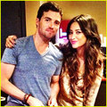 Shay and Ian on set - pretty-little-liars-tv-show photo