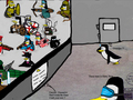 Skipper on Time gate !! - penguins-of-madagascar fan art